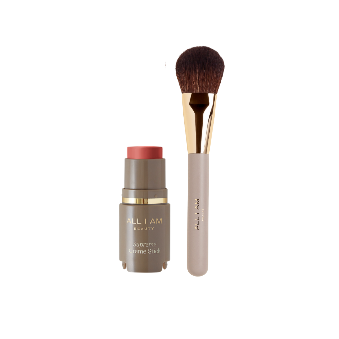 Romantic Plum & Sculpting Cheek Brush