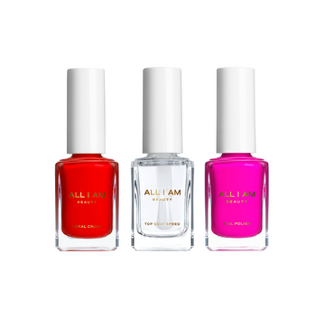 Trio: Coral Crush, Party Pink & Top Coat Speed